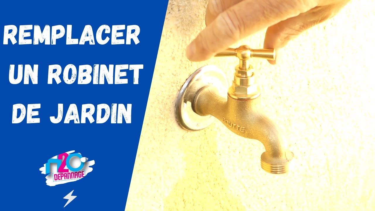 Comment remplacer un robinet de jardin.