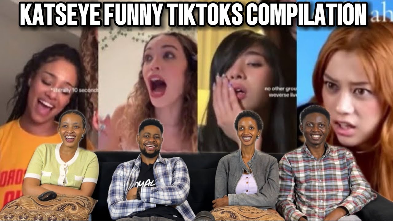 Our Reaction To KATSEYE Funny Tiktok Compilation cause they're wilding!