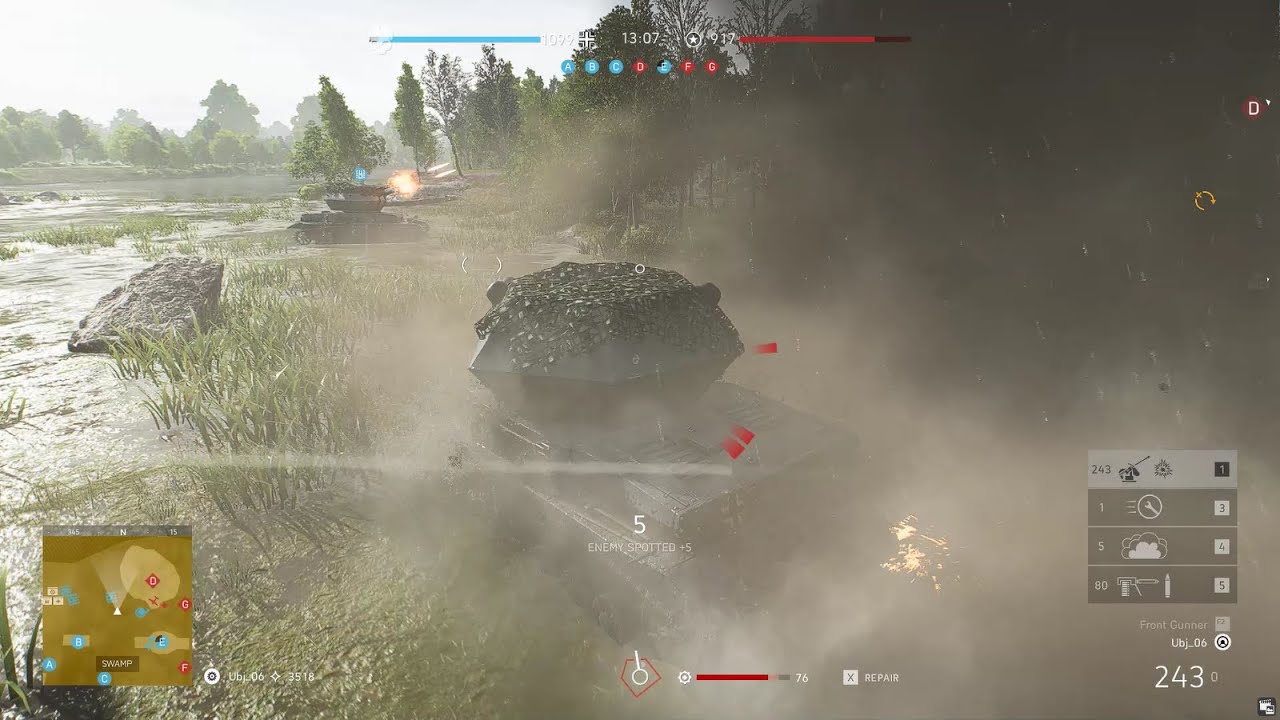 Flakpanzer IV Ostwind in action #bf5 #survivalignite #game