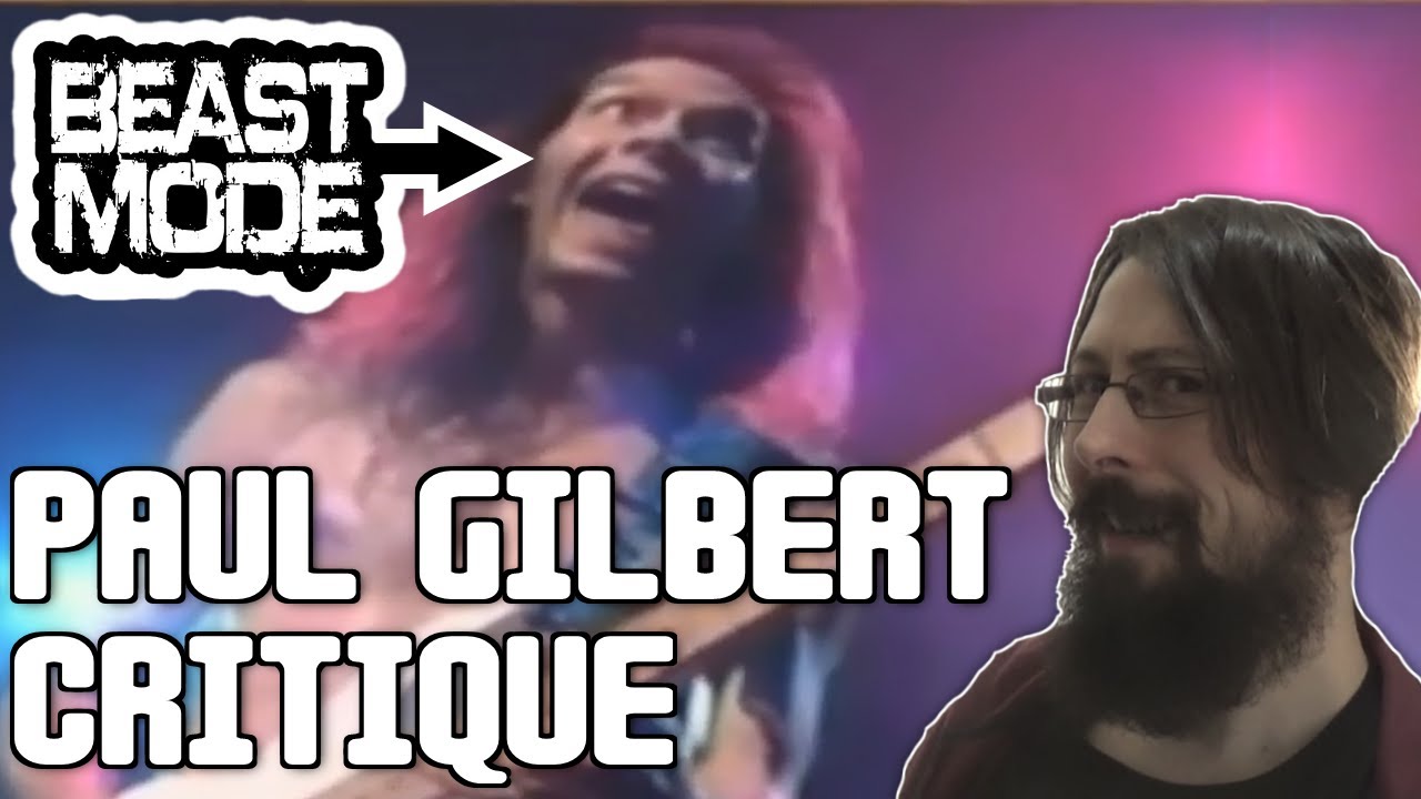 Guitar Tutor Critiques Paul Gilbert Mr. Big Live, Tokyo 1991| Reaction