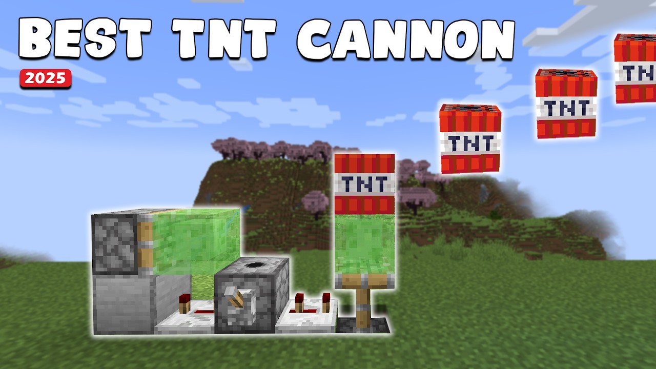Best TNT CANNON in Minecraft 1.21+