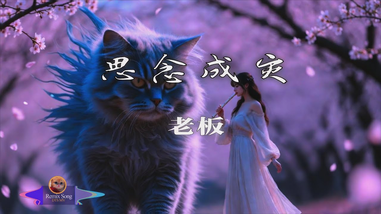 老板 - 思念成灾 (遗憾男版) [听说 你也有了幸福我不该再挣扎，如果当初我们没有分开 是否也有未来] - Song Video | 动态歌词🎵