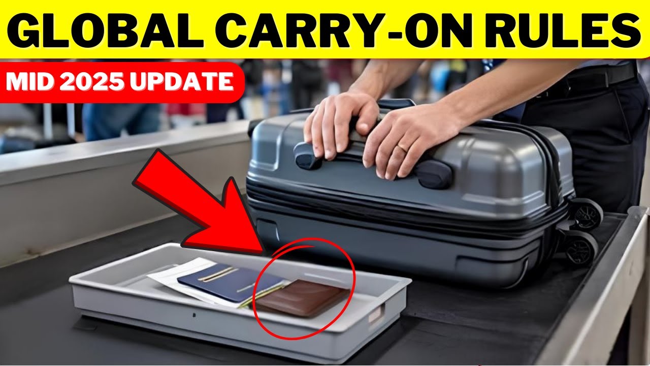 Global Airline CARRY-ON Rules In 2025 That WILL Affect YOU