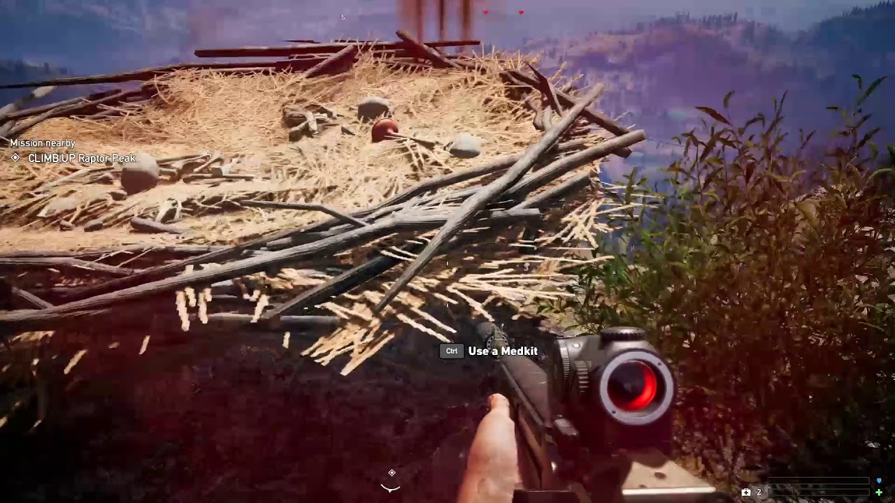 Far cry 5   How to climb Raptor Peak - Overwatch stash