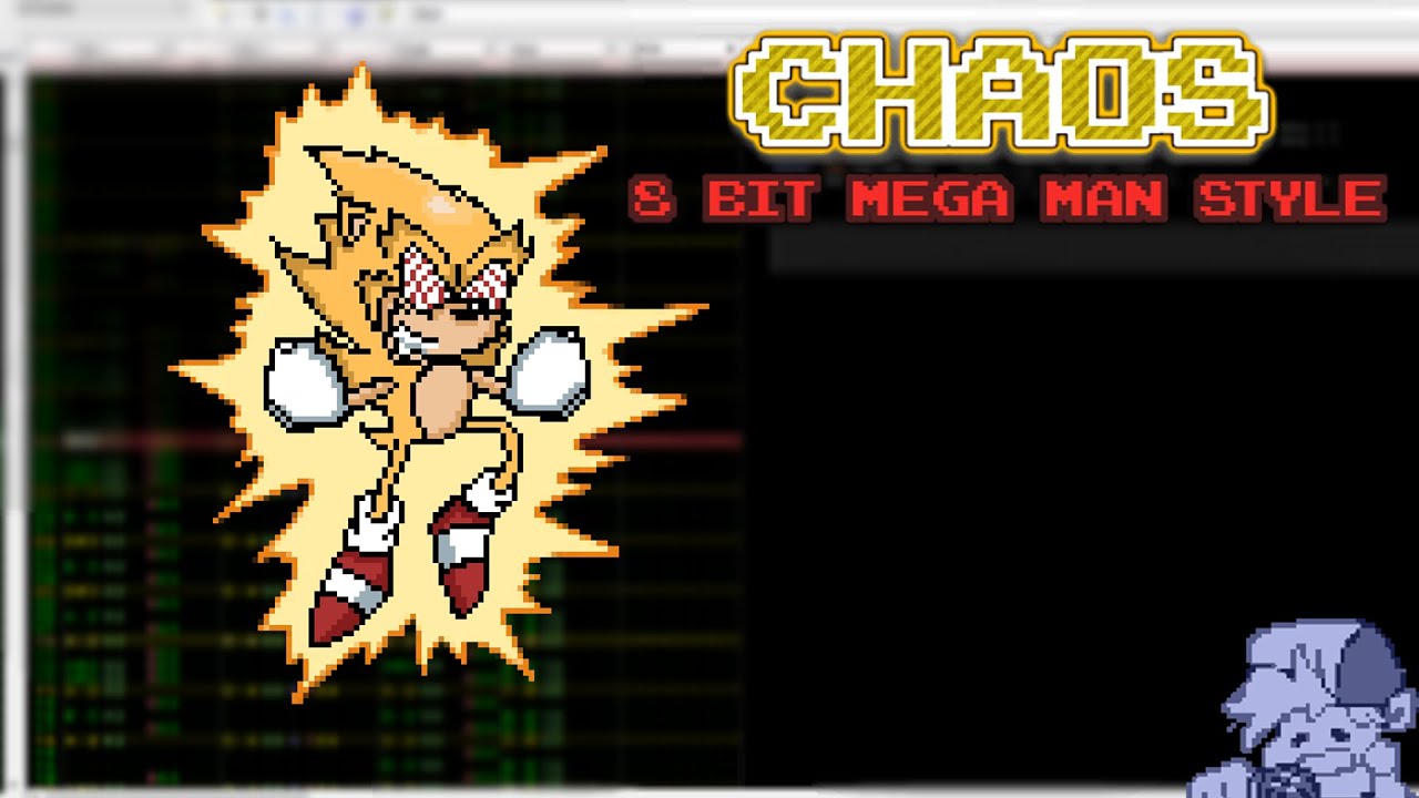Friday Night Funkin' Vs. Sonic.EXE  - CHAOS - Mega Man Styled 8-bit Remix