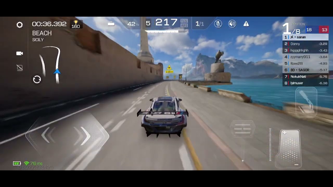 RACING MASTER SEA - SICILY (BEACH) BMW M8 GTE LIMITED ECU 2 TEST DRIVE
