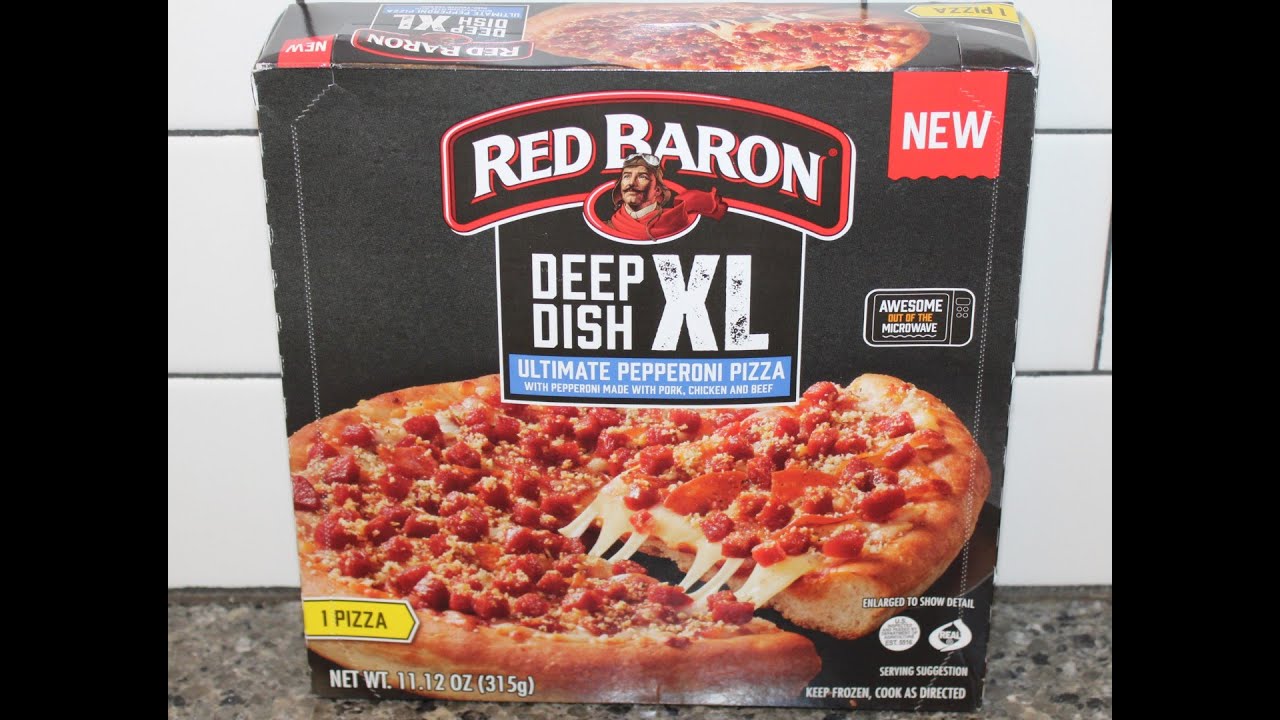 Red Baron Deep Dish XL Ultimate Pepperoni Pizza Review