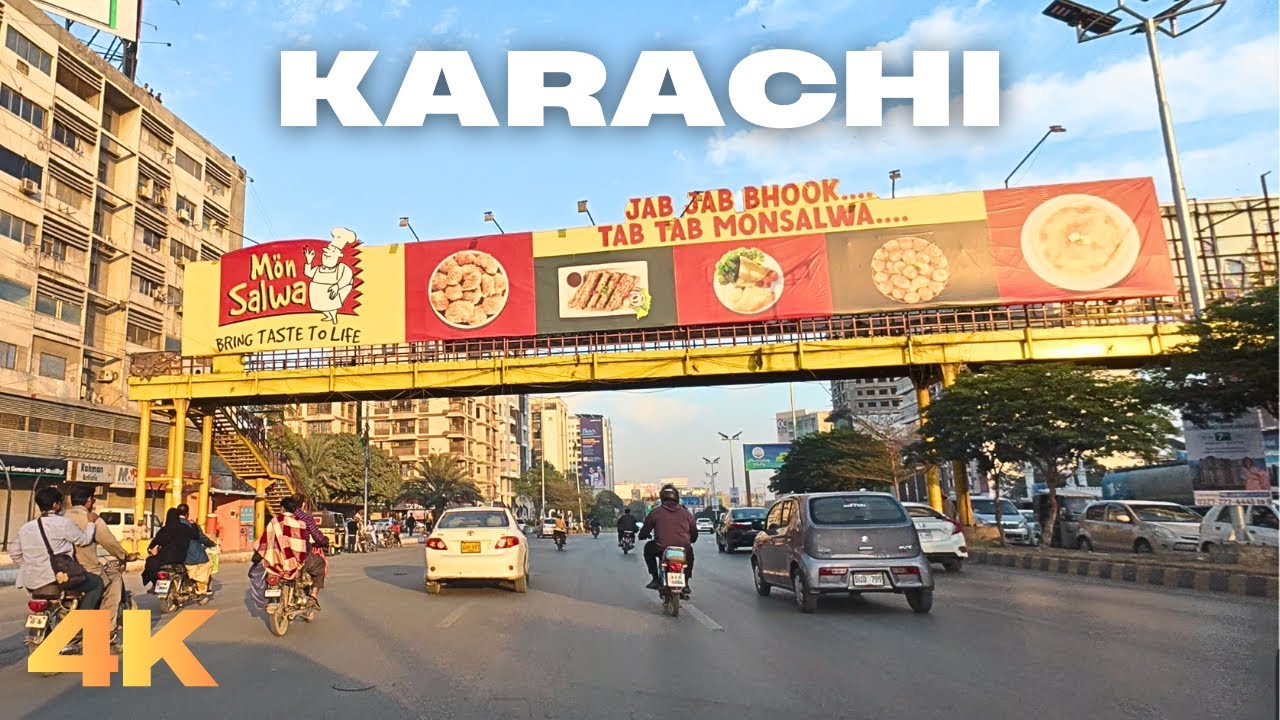 Exploring Karachi in 2025 - A Street View of Pakistan's Largest City
