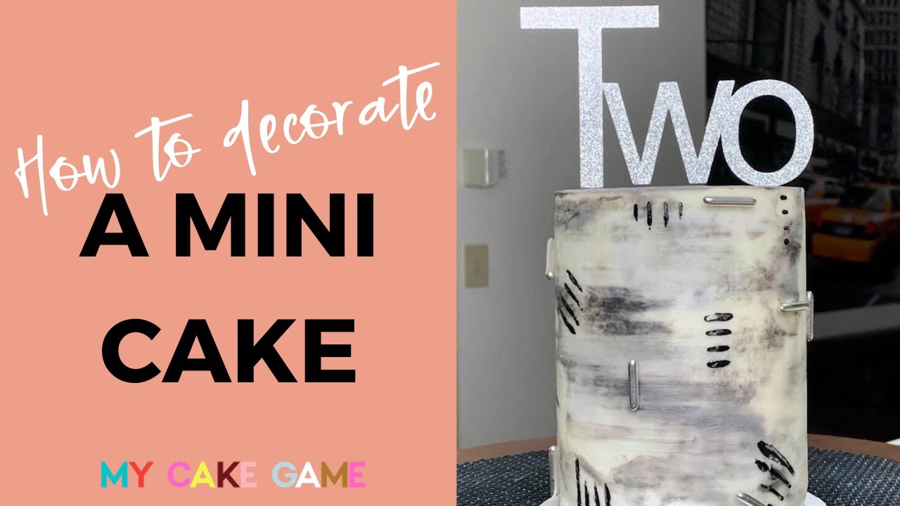 Mini Cake Decorating | How to Decorate  a Mini Cake | Decorate in Under 30 Minutes