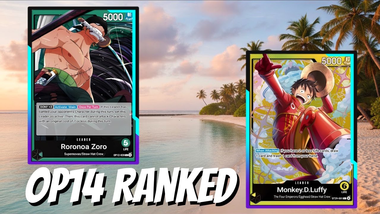 Ranked Match - Green Zoro vs ST29 Yellow Luffy | OP14