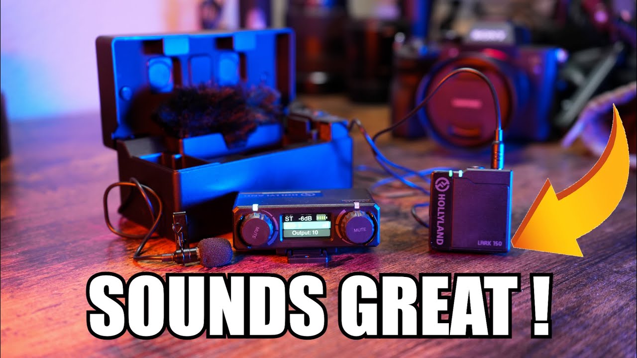 Get The Perfect Audio For Your Videos With The Hollyland Lark 150 Wireless Microphone!