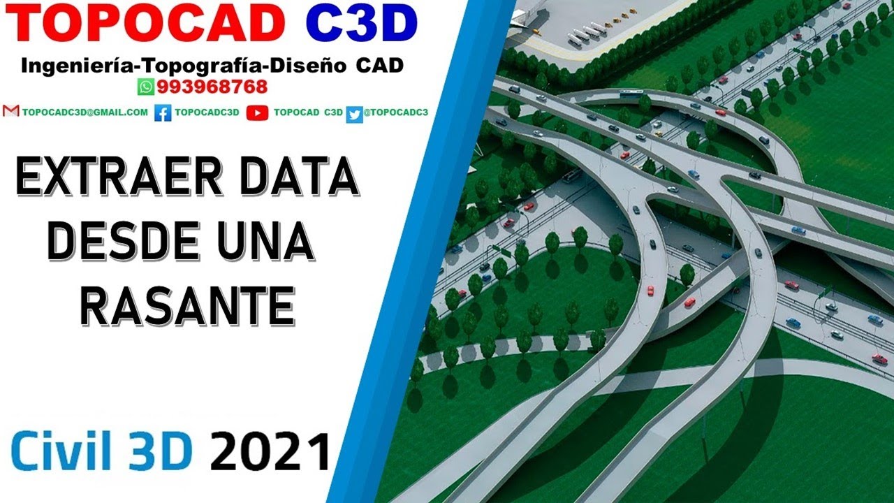 CIVIL 3D-2021: EXTRAER DATA DESDE UNA RASANTE