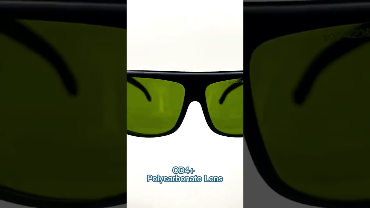 Professional 190-420nm 850-1300nm OD4+ Laser Safety Glasses for 1064nm YAG Laser 1070nm Fiber Laser