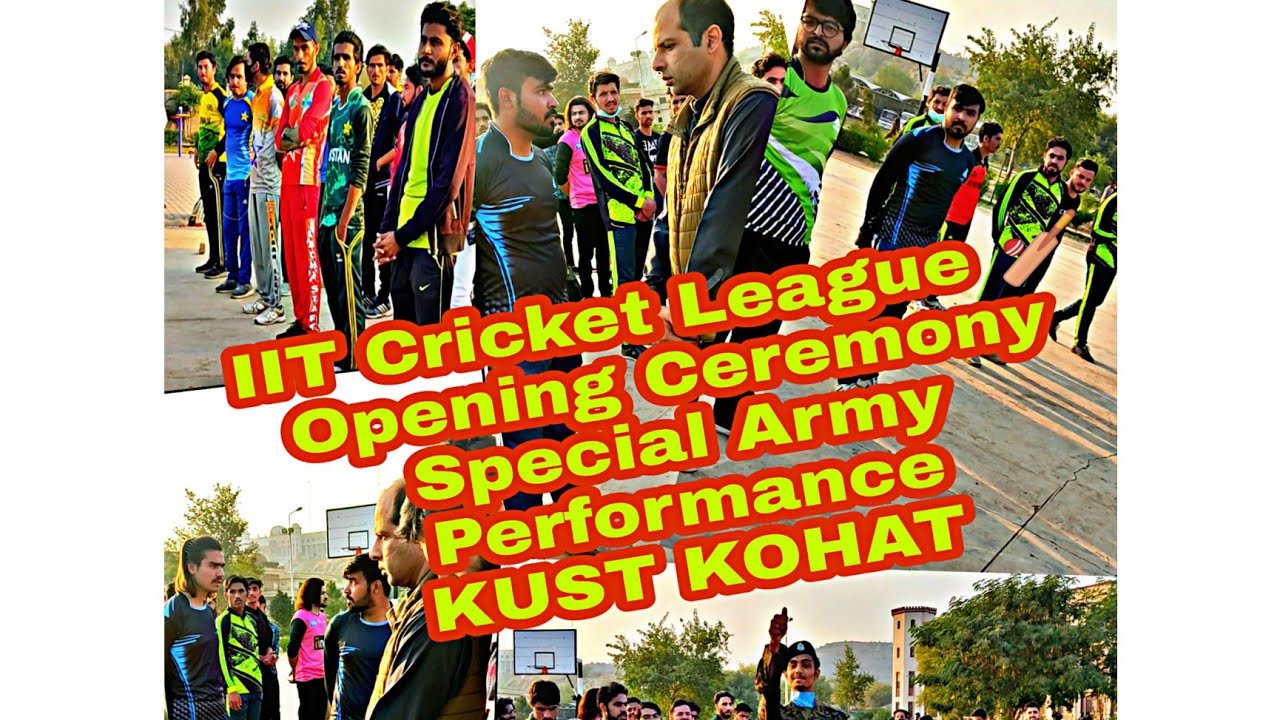 #IOC_(Institute Of Information Technology) Cricket League Opening Ceremony 2021 in KUST Univ Kohat