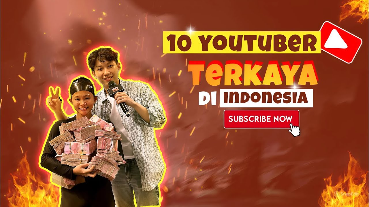 10 Youtuber Terkaya di Indonesia