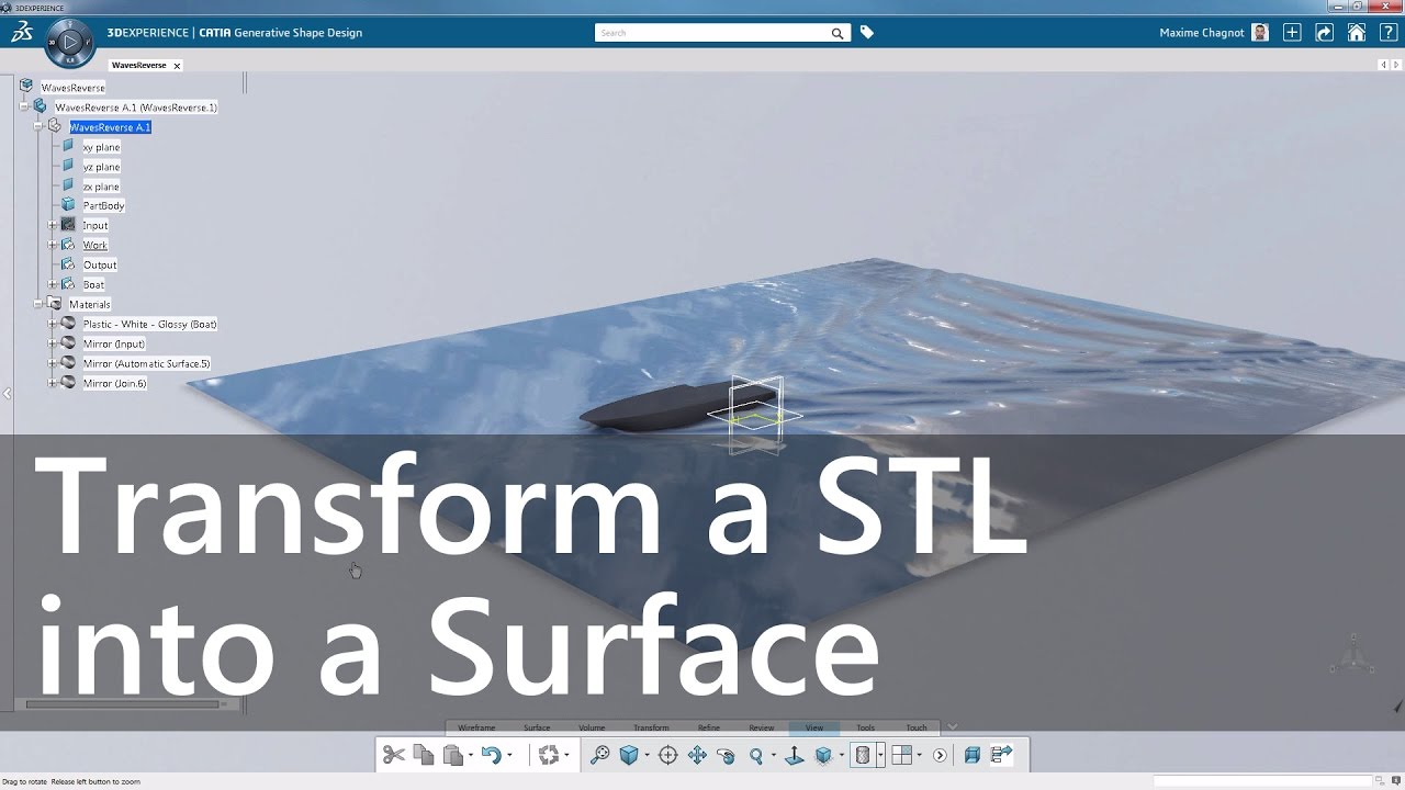 Reverse Engineering in 3DExperience
