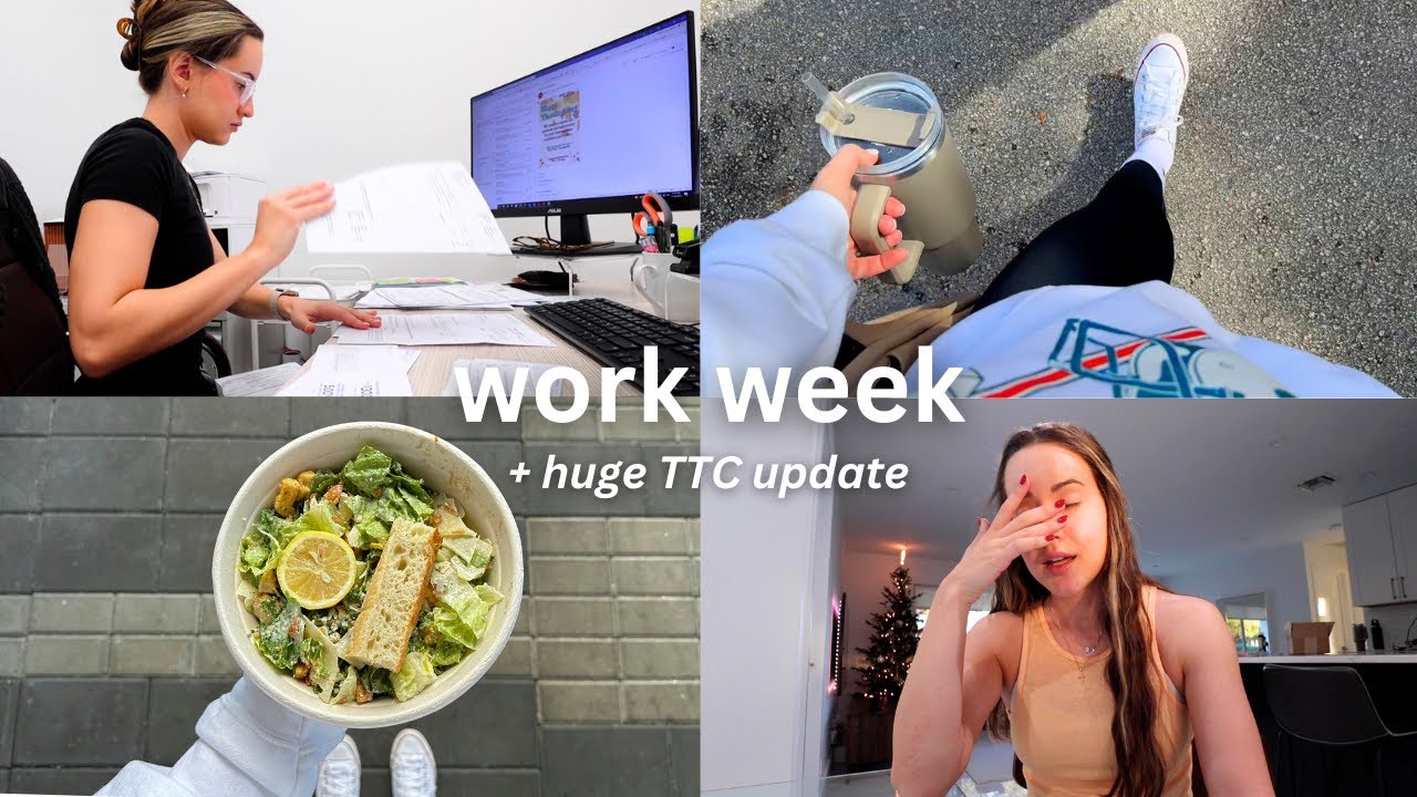WORK WEEK | hiring new people, huge TTC update, AJ's mad at me... unhinged vlog