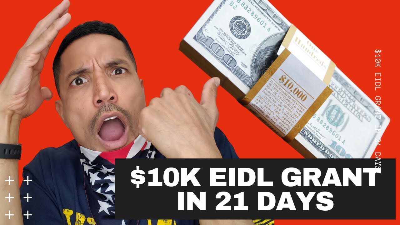 $10,000 EIDL Grant Deposited in 21 Days! How to Apply for FREE Money!