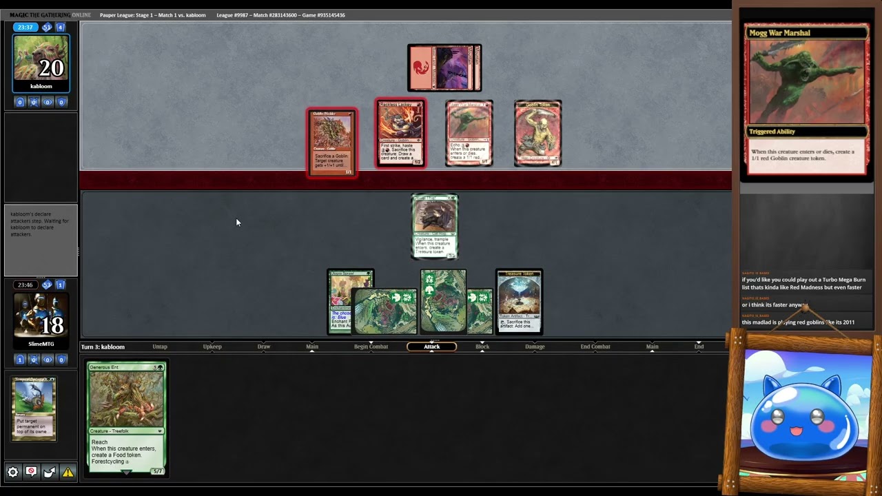 MTG Pauper Stream 11/24/25 - Simic Ponza & White Weenie