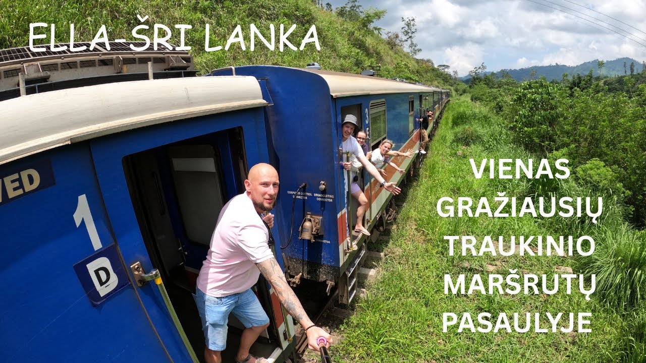 Ella.Kelionė traukiniu ir devynių arkų tiltas | Sri Lanka | S4