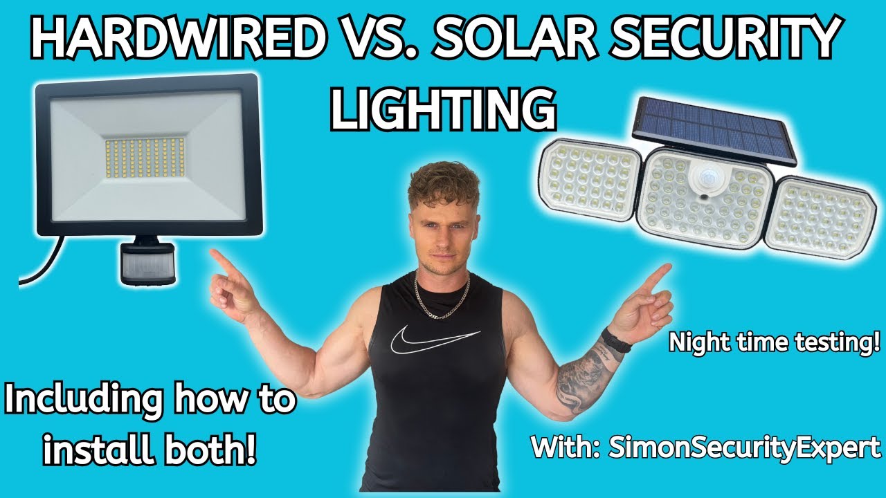 DIY Security Light Showdown: Solar or Hardwired?