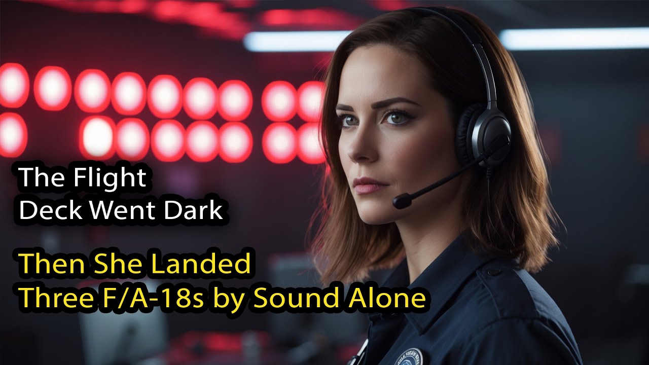 The Flight Deck Went Dark — Then She Landed Three F/A-18s by Sound Alone