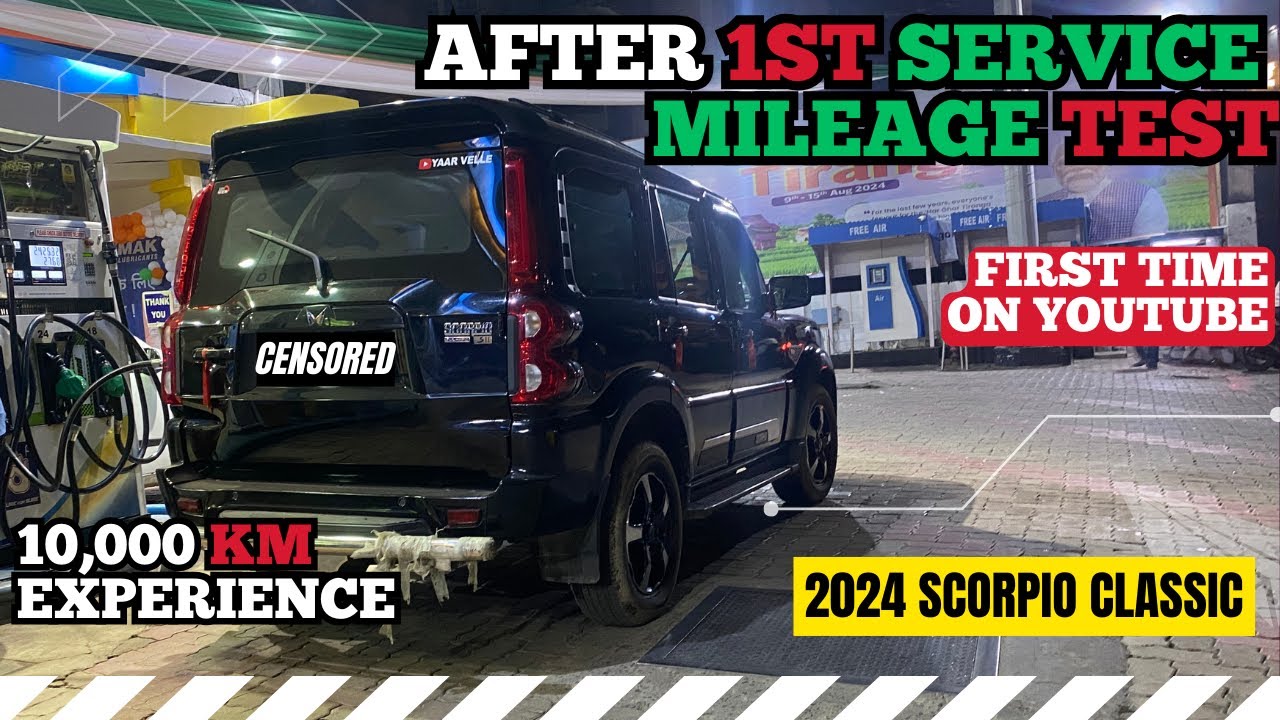 Mileage Test After 1st Service | Scorpio Classic BS6 | 10,000 KM Review