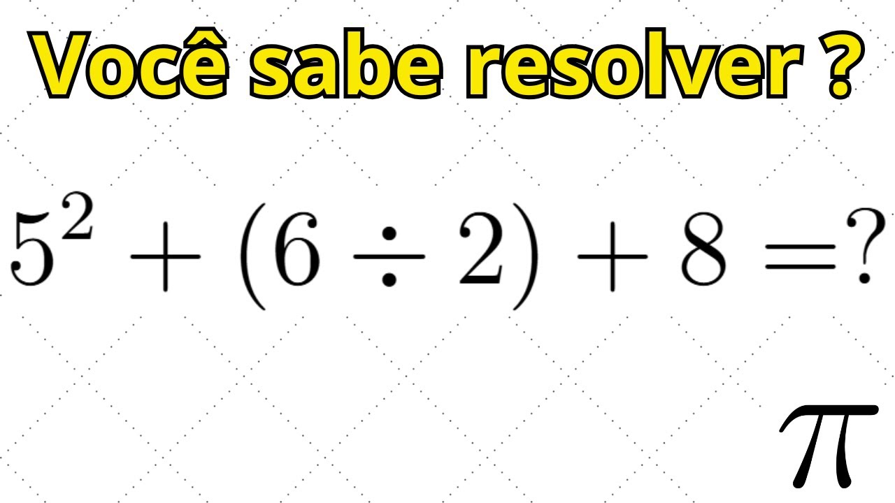 Expressões Numéricas - Matemática Básica # 1