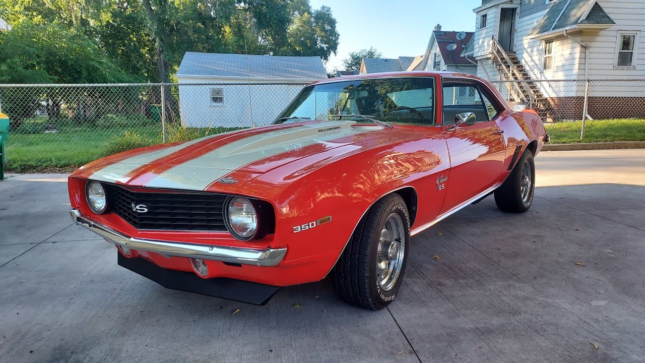 1969 Chevy Camaro SS (Hard Starting Flooded Cranky Cold Start Compilation)