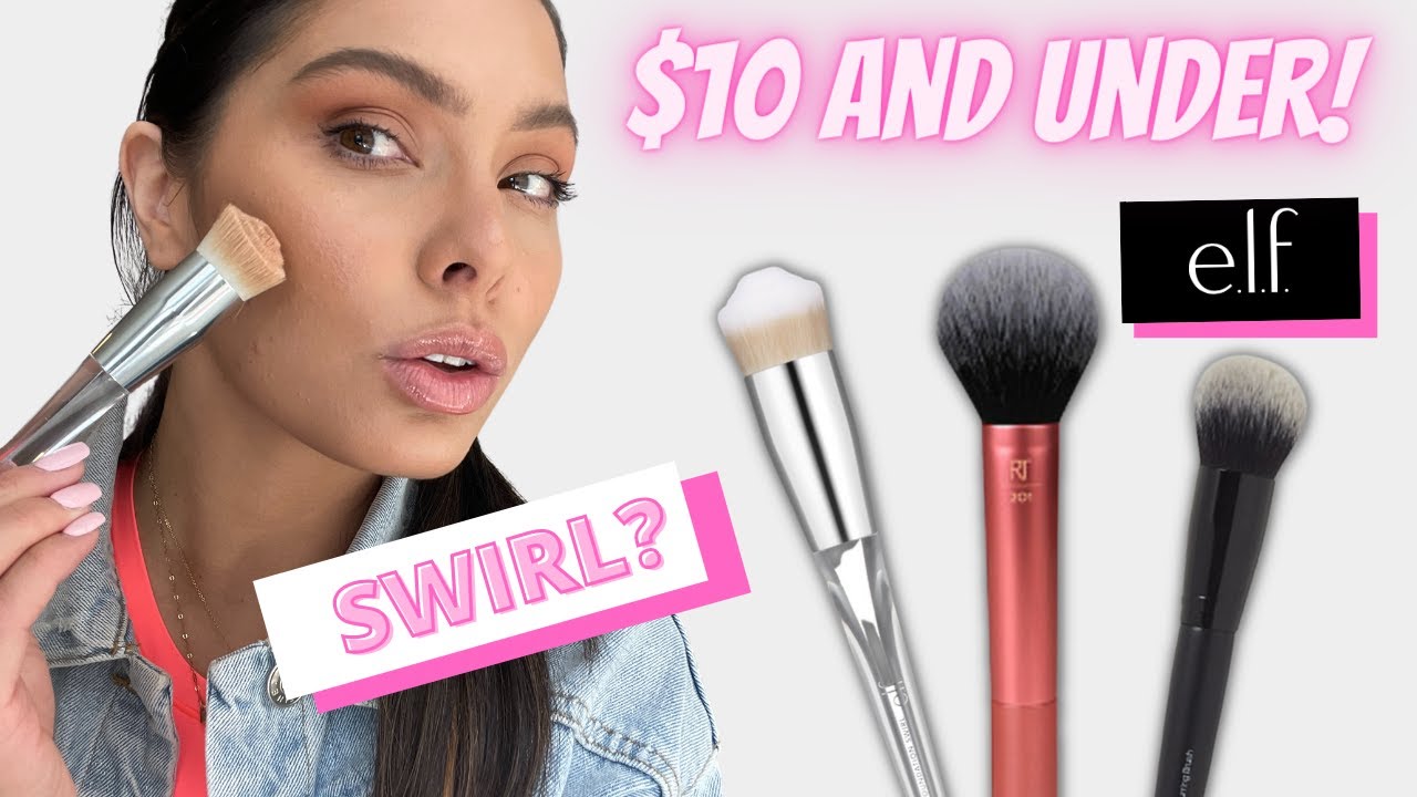 New! Drugstore makeup brushes | ELF Foundation Brush Review | First Impressions of course :)