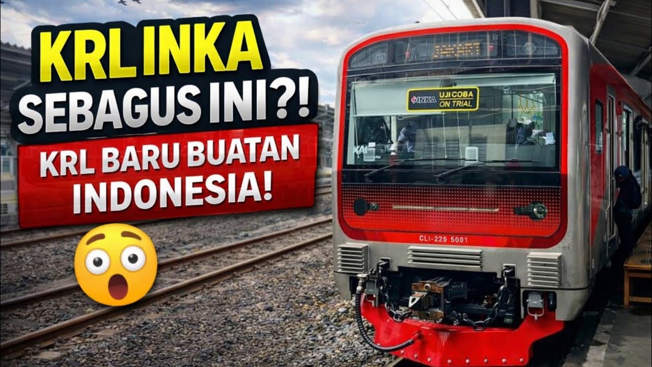Mencoba Naik KRL INKA Buatan Indonesia… GAK NYANGKA!