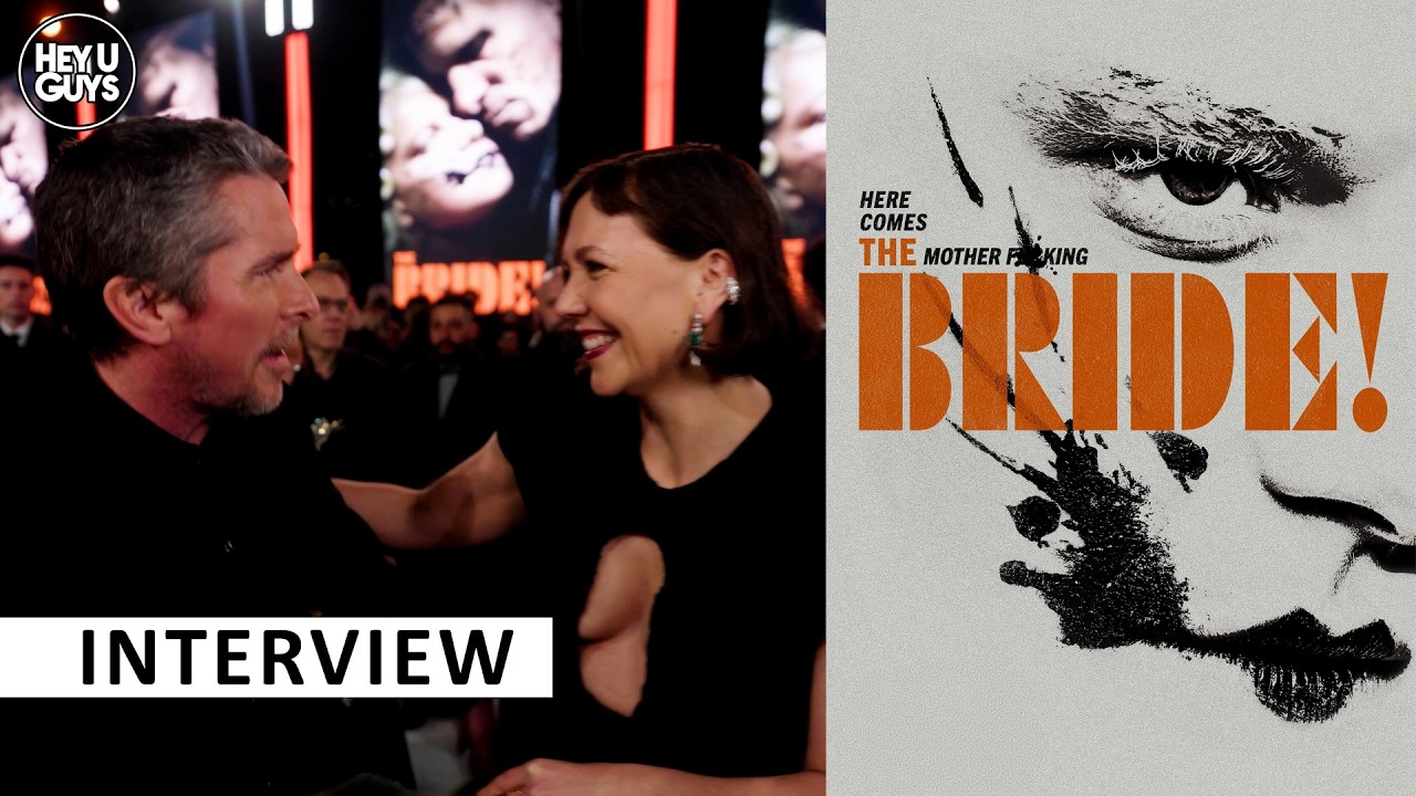 Christian Bale on The Bride Premiere & Working with Maggie Gyllenhaal #TheBride