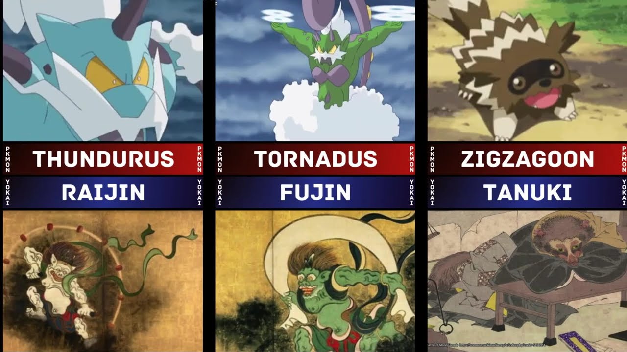 POKÉMON INSPIRED FROM YOKAI