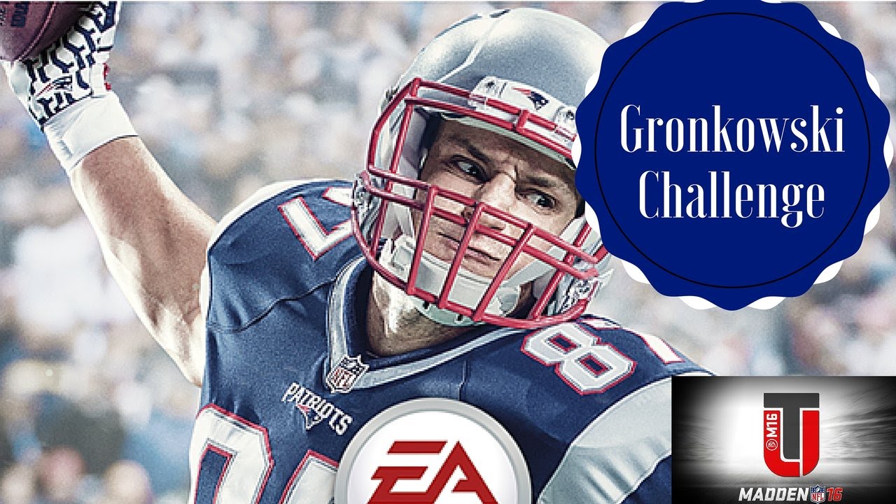 Madden 17 Cover Athlete Rob Gronkowski Challenge (Madden 16) ps4