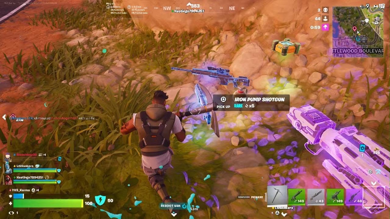 Fortnite Zero Build Squad's.86 #VICTORYROYAL #PS5