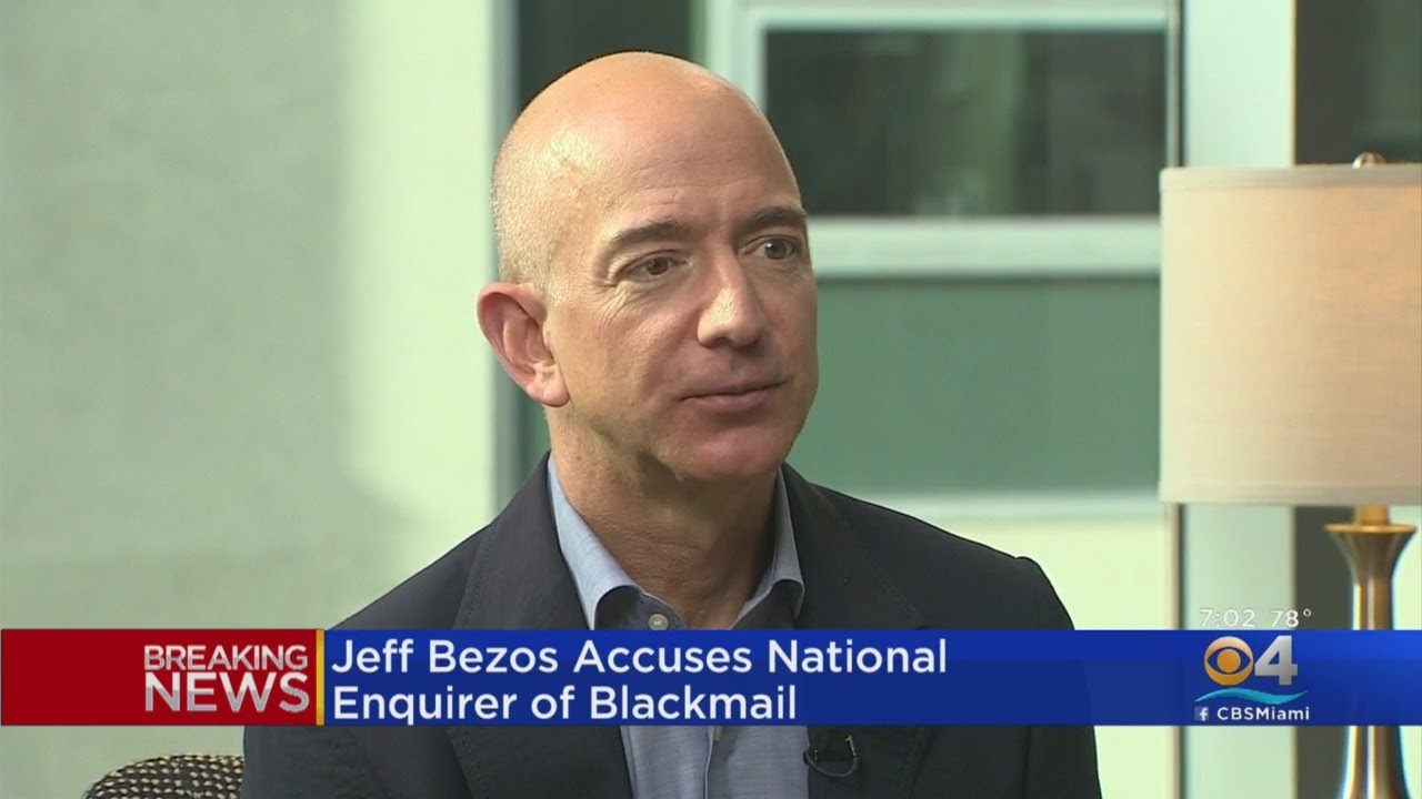 Amazon's Jeff Bezos Accuses National Enquirer Of Blackmail