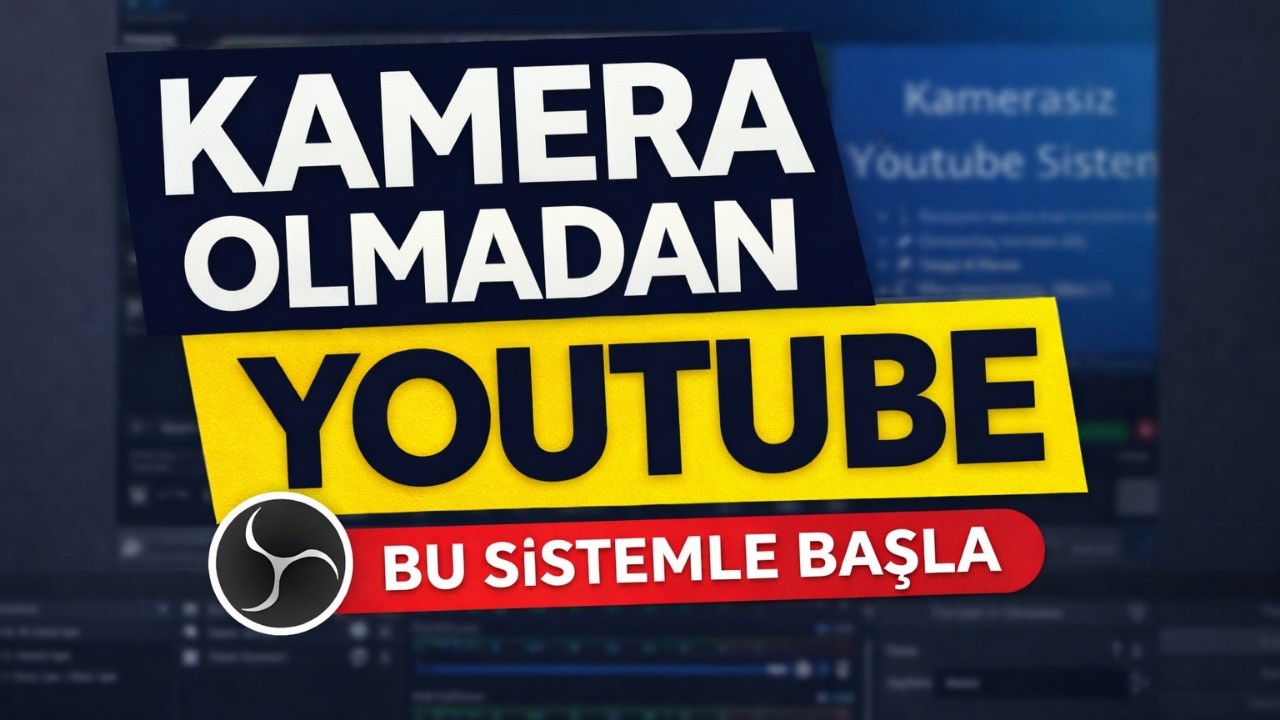 Yeni YouTuber'lar İçin Kamerasız Video Sistemi (Sunum+OBS)