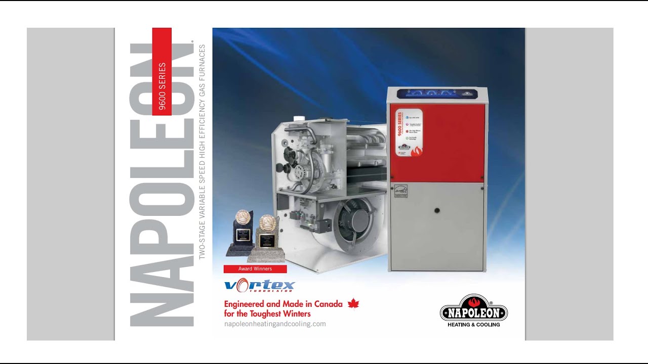Napoleon® 9600 Series Gas Furnace -DeMark Home Ontario