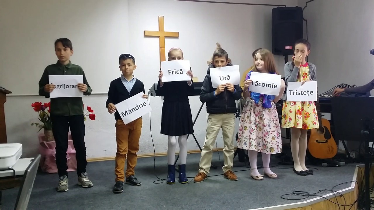 Program de Paște - sceneta copiii (Nisporeni Biserica Sfânta Treime )