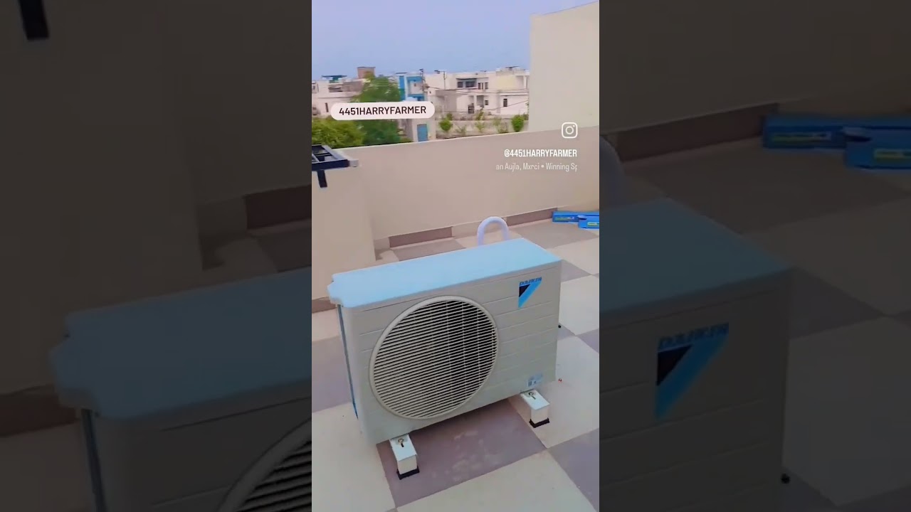 DAIKIN AC INSTALLATION 🔥!! best installation DAIKIN ac !!#airconditioner #viral #viralvideo