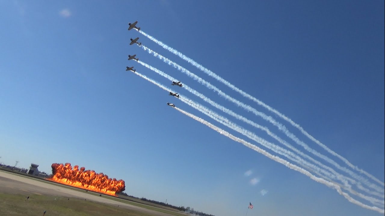 Tora, Tora, Tora, Military Vehicle Parade 2021 CAF Wings Over Dallas WWII Airshow Pt 2 in 4K