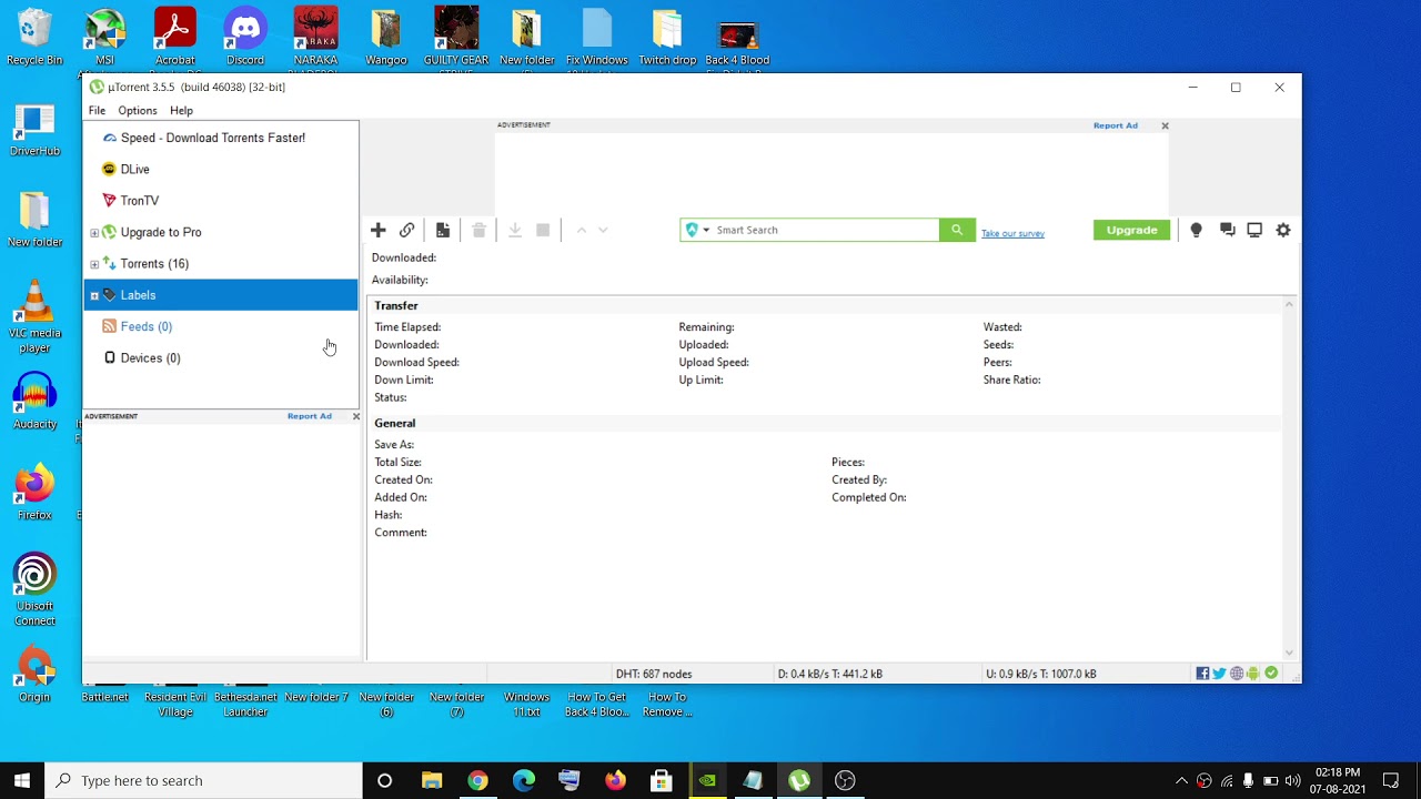 Как остановить запуск uTorrent при запуске ПК с Windows