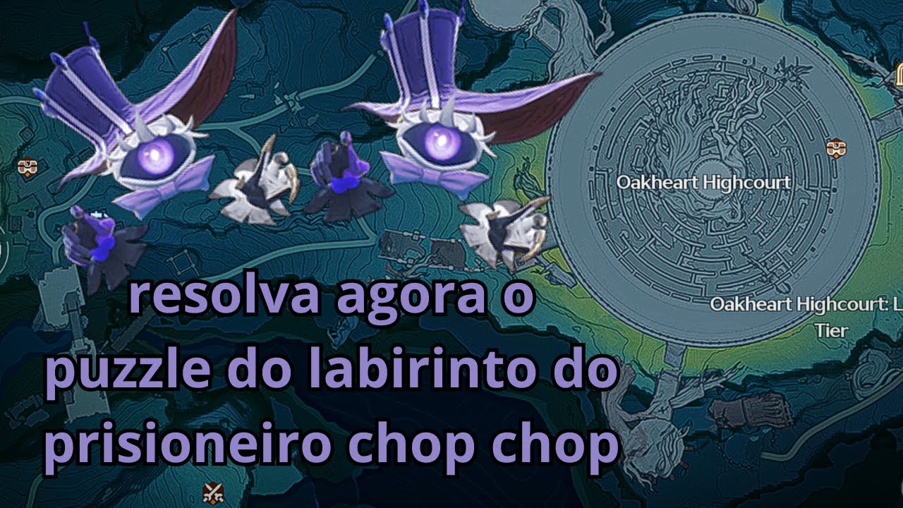 Wuthering Waves - Resolva Agora o Puzzle Do Labirinto Do Prisioneiro Chop Chop 2.0