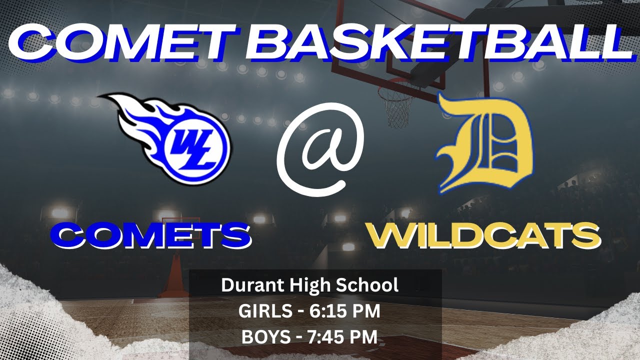 Comet Varsity Basketball vs. Durant Wildcats 2/6 - GBB/BBB DH