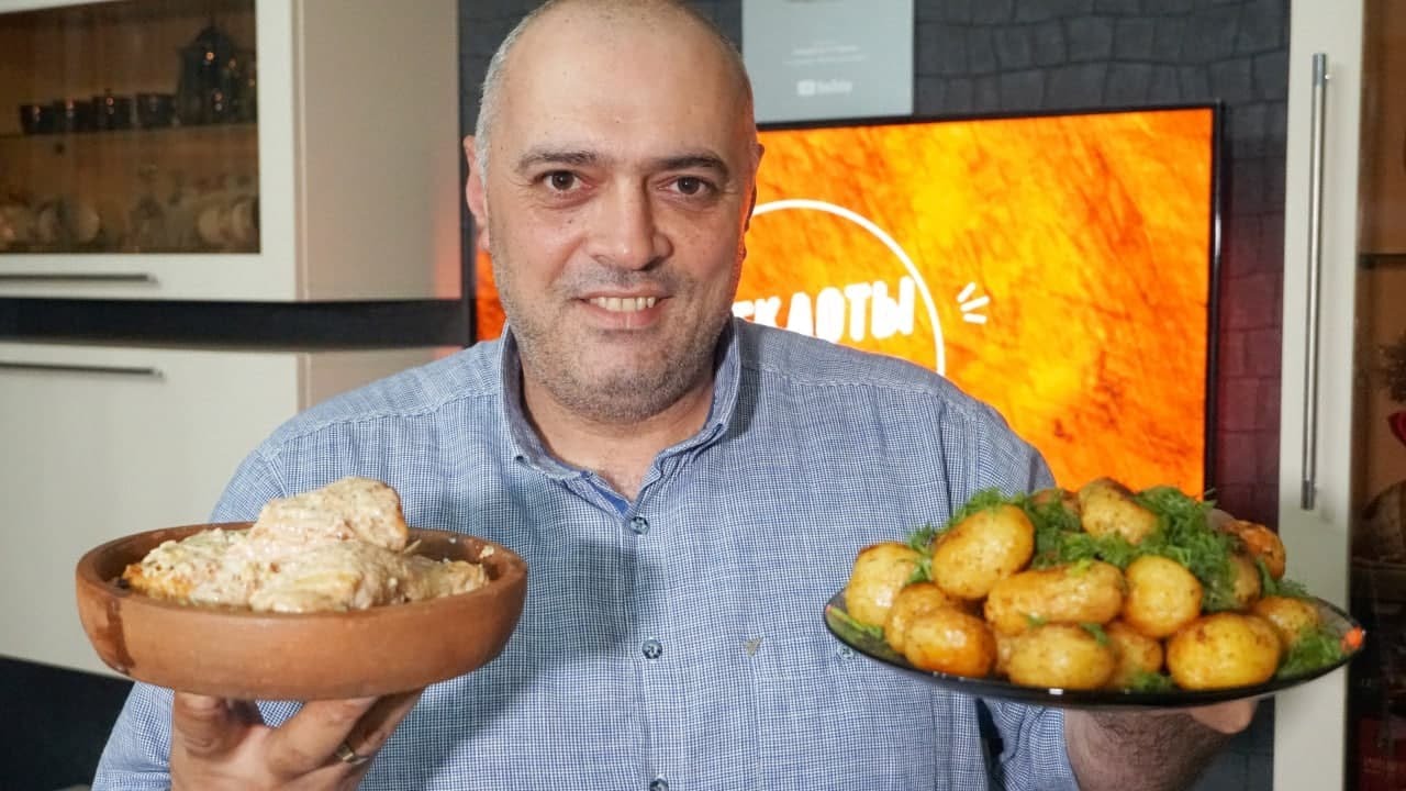 Курица в сливочно-чесночном соусе — ШКМЕРУЛИ