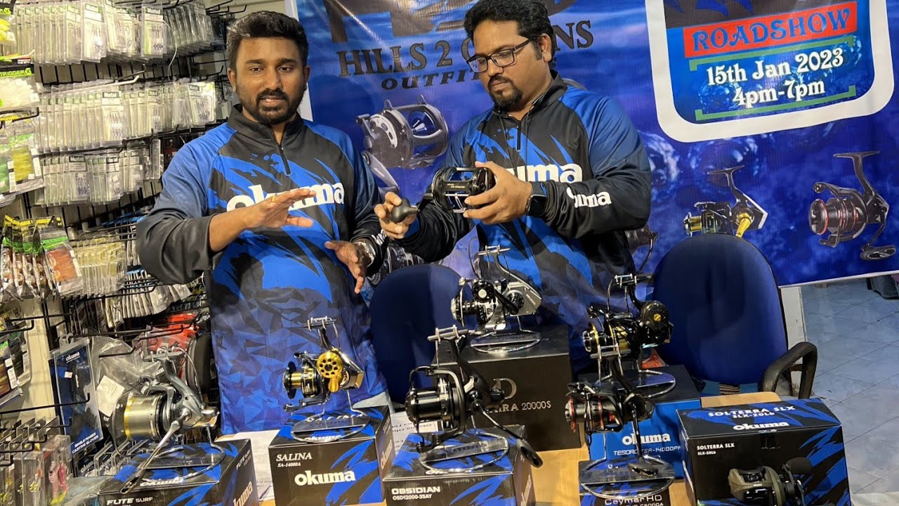 New Fishing Reels Launch | Okuma Road Show 2023 | Salina | Tesero | Makaira | Okuma Carp Reel
