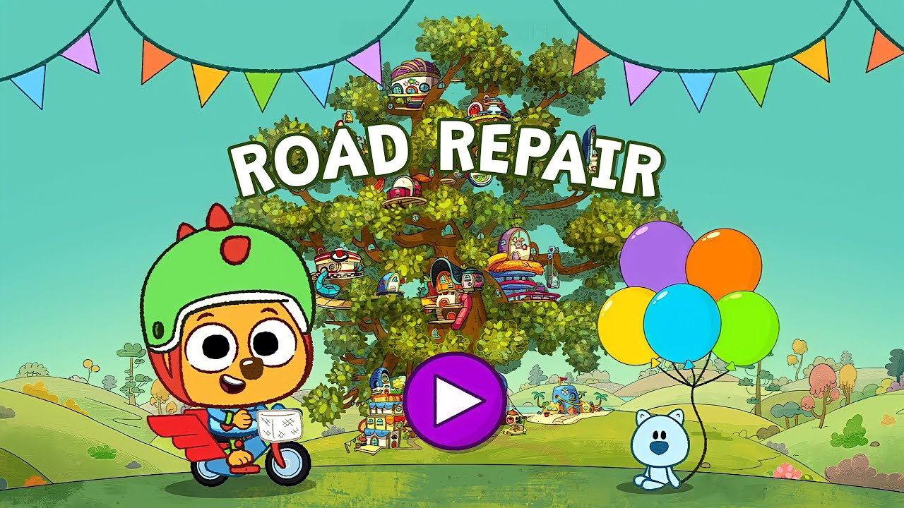 Work It Out Wombats: Road Repair || Geometric Shapes Game