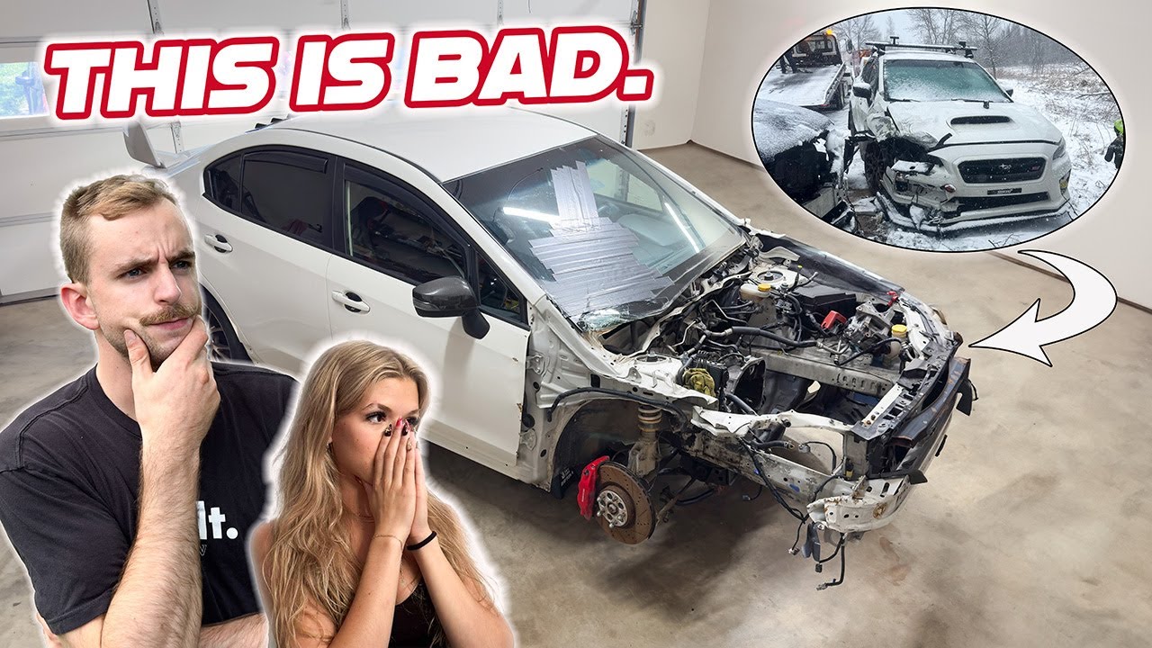 Attempting to Rebuild a TOTALED Subaru STi.