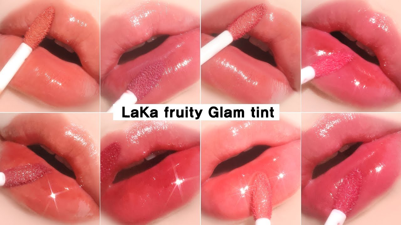 라카 신상 프루티글램틴트🌷 전색상 발색 Laka fruity Glamtint 촉촉 과즙광택봄립추천![헮TV Ryun_beauty]