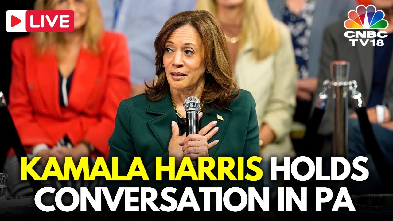 LIVE: Kamala Harris Campaigns in Swing Battleground Rust Belt Pennsylvania | Liz Cheney | USA | N18G